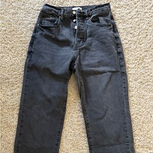 PacSun Black Straight Leg Jeans